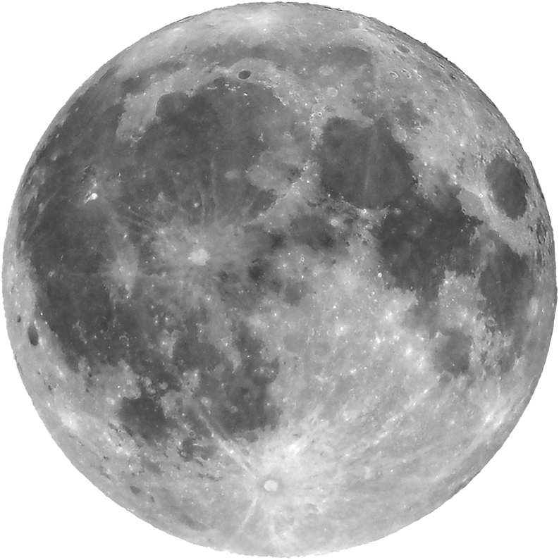 Full Moon Isolated